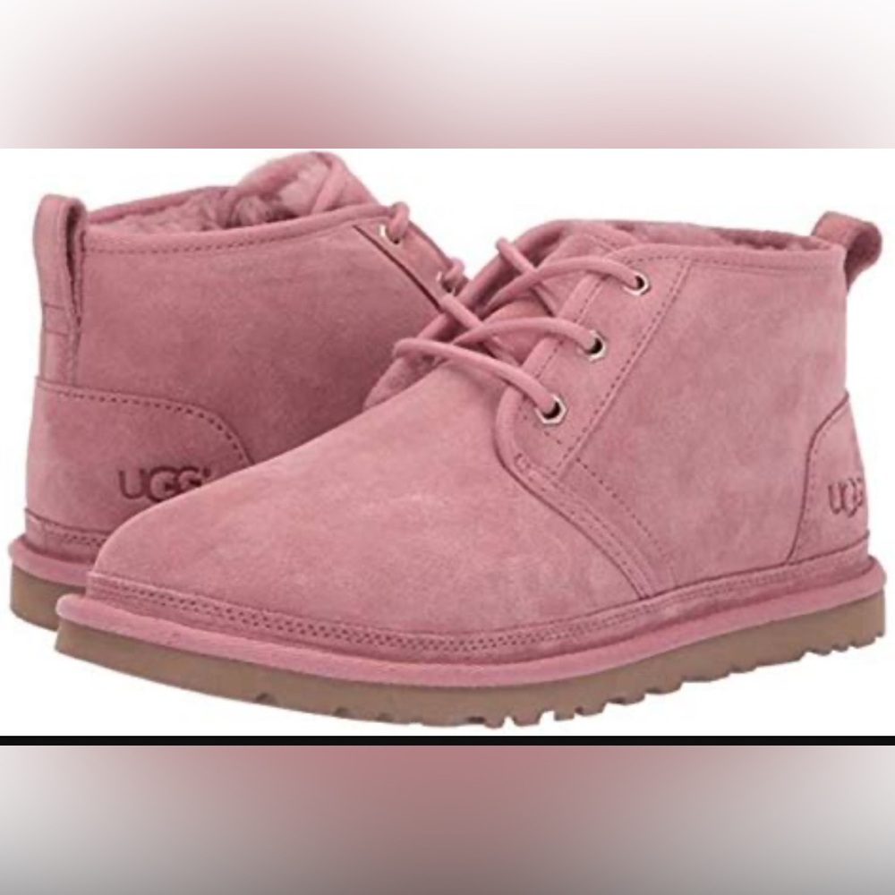 NEW Womens UGG® Neumel Chukka Boot Pink Suede 10/41 Unique
